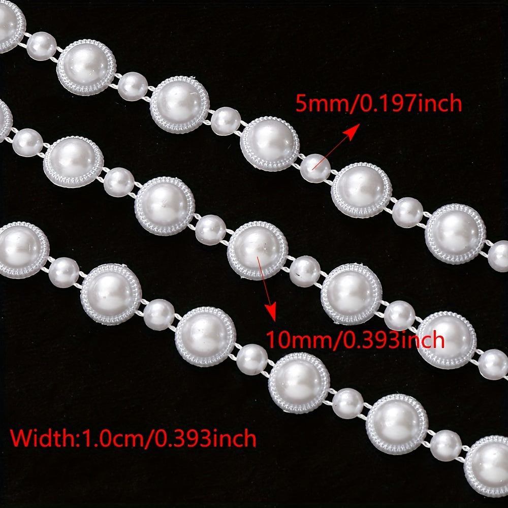 Pearlescent Acrylic Bead Chain