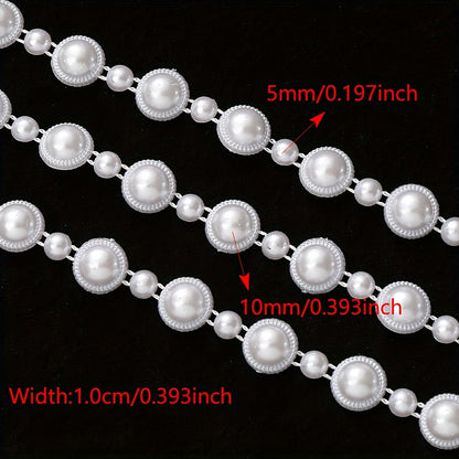 Pearlescent Acrylic Bead Chain