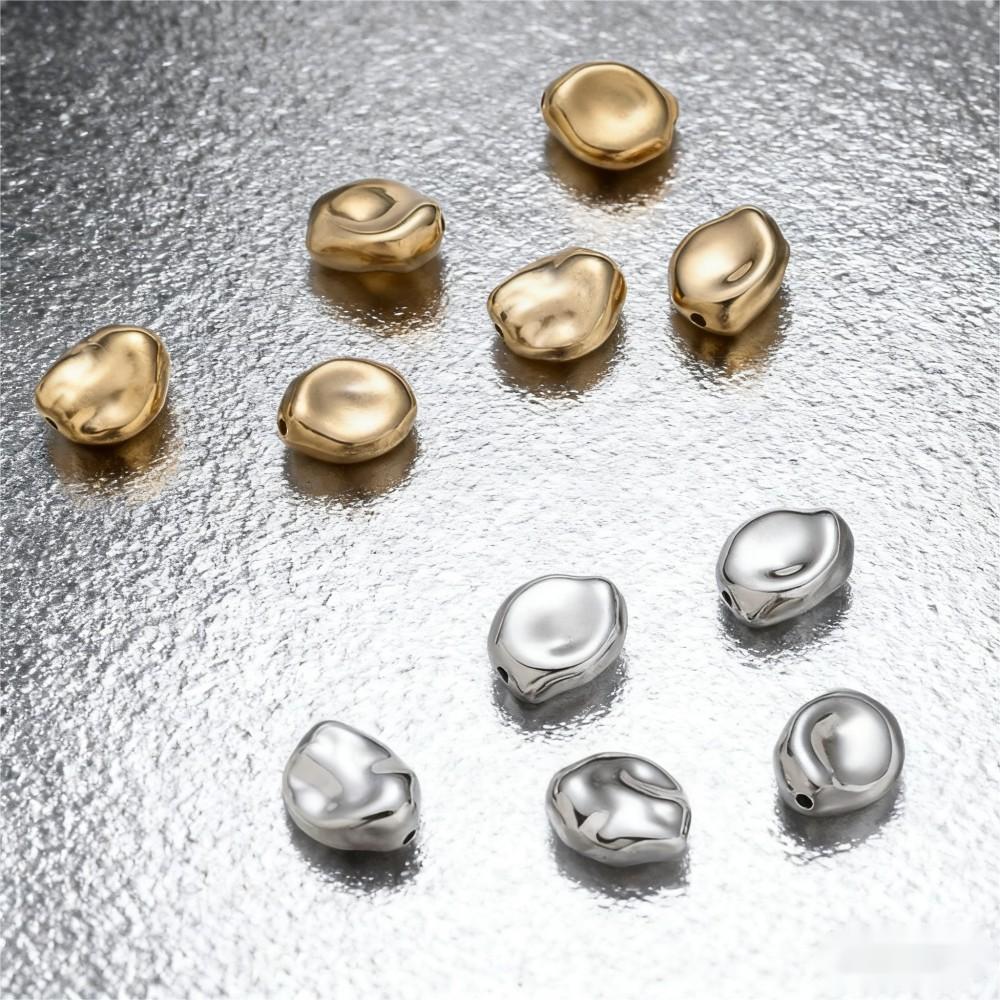 Modern Irregular Faceted Beads