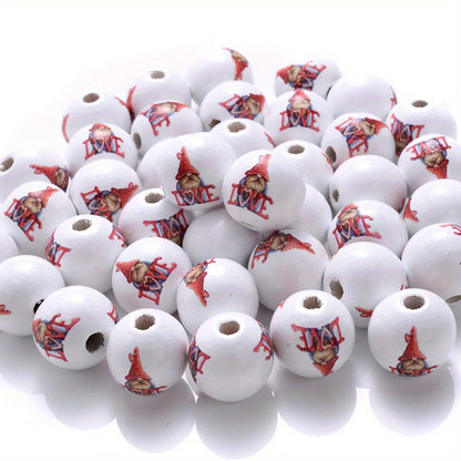 Love Bear Wooden Beads