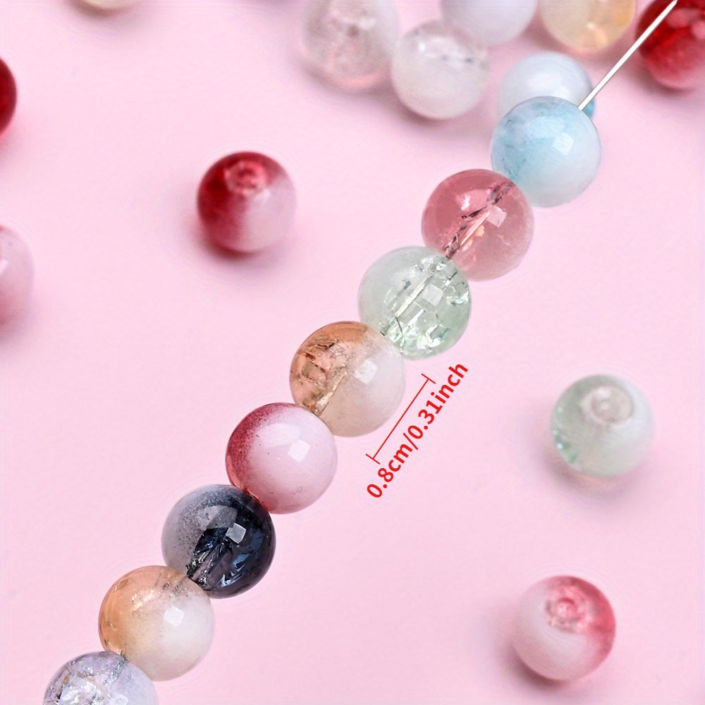 Milk Cap Glass Beads