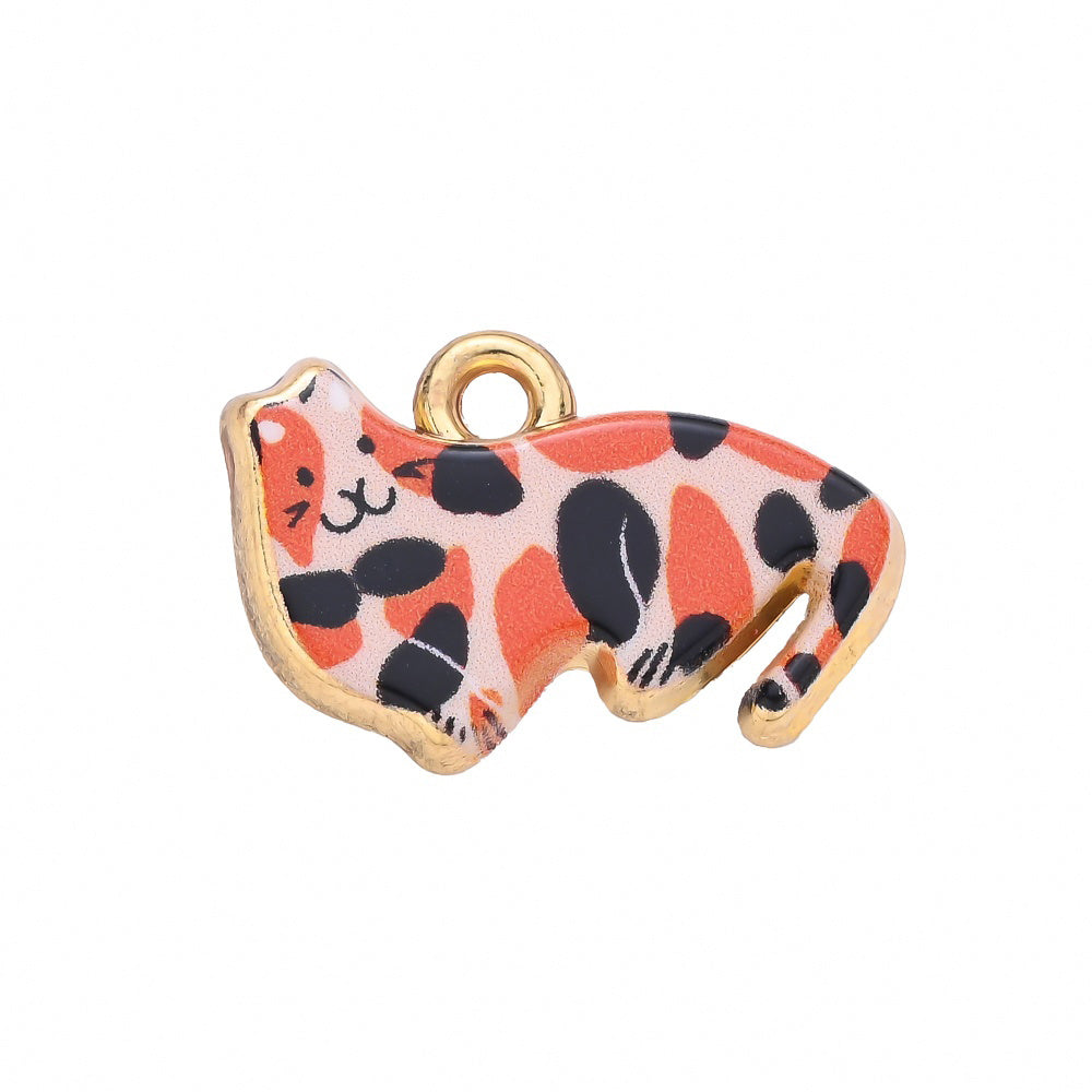 1-Piece Vintage Gold Animal & Nature Charm Pendant
