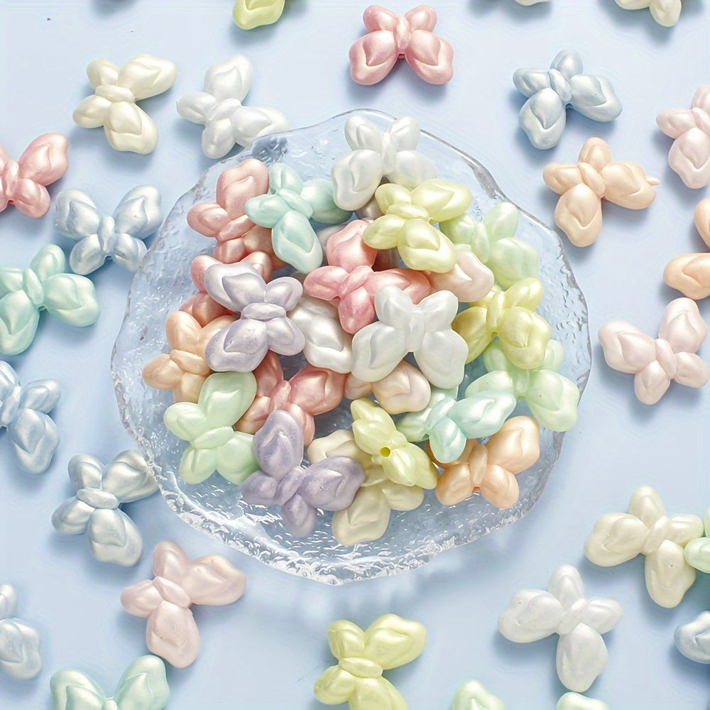 Macaron Butterfly Acrylic Beads