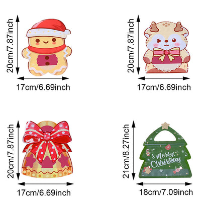 9/10-Piece Random Christmas Gift Bag Set