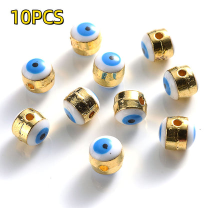 Devil's Eye Alloy Spacer Beads