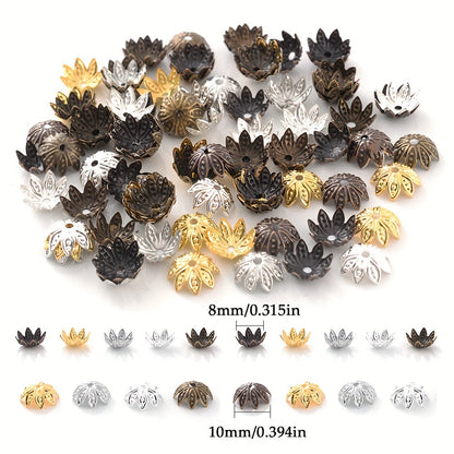 Lotus Metal Bead Caps