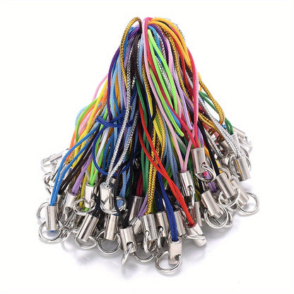 50PCS Colorful Lanyard Strap Set