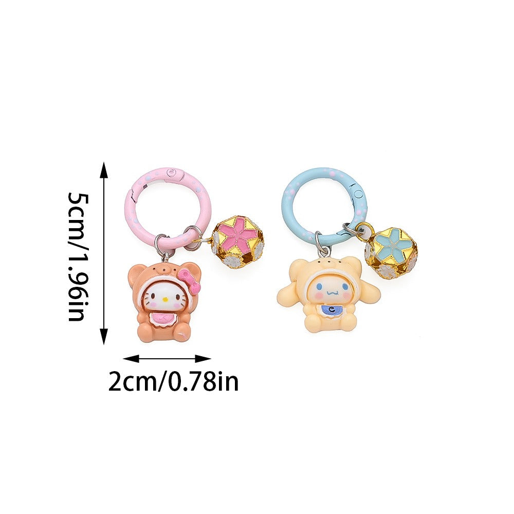 Cute Bell Keychain Charms
