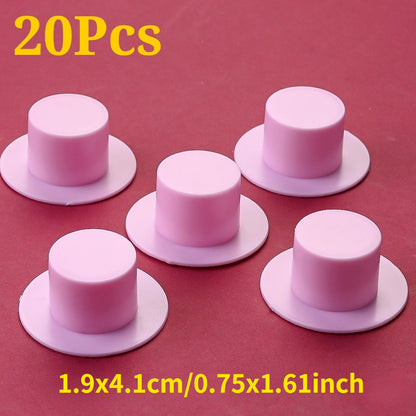 Mini Plastic Top Hats