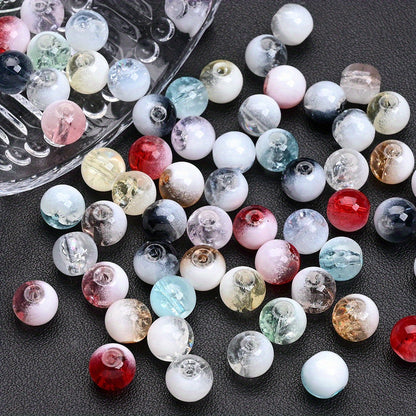 Milk Cap Glass Beads