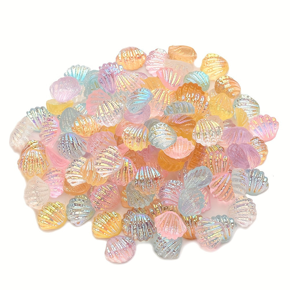 Mixed Glitter Acrylic Beads