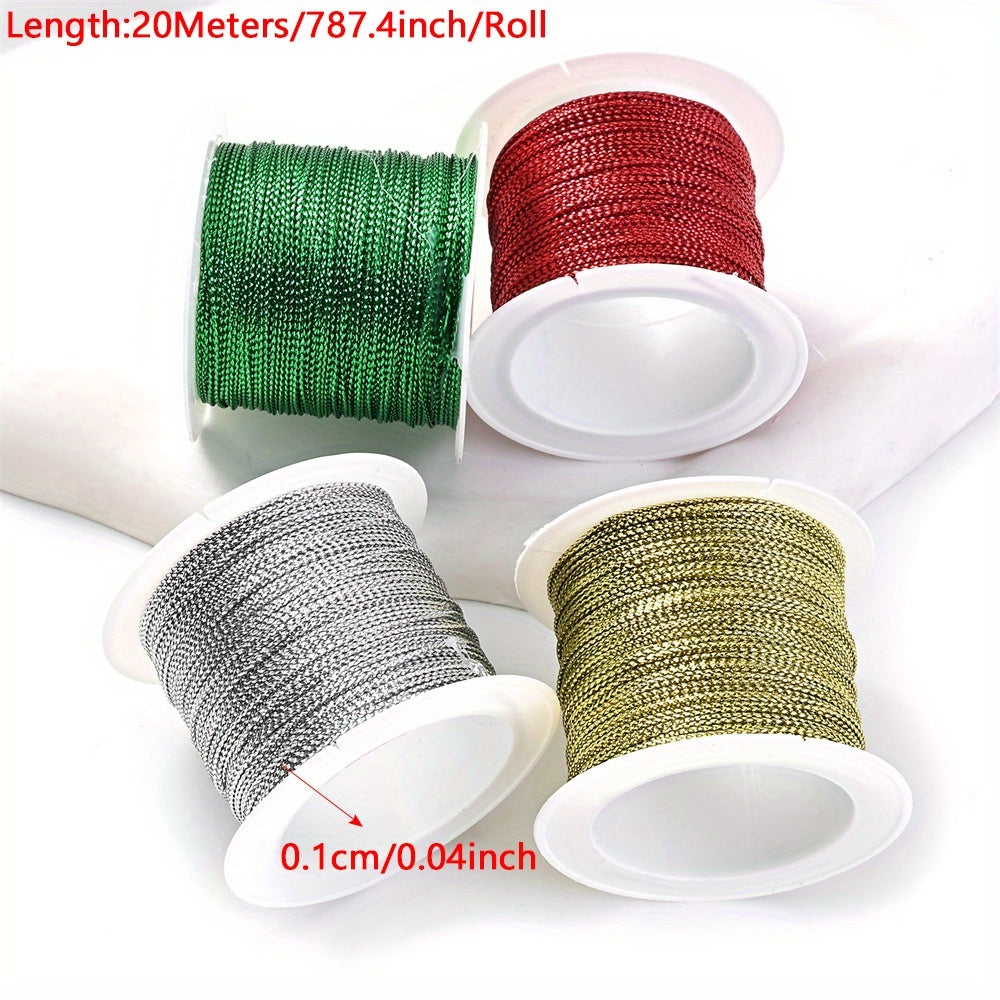 Golden Round Core Thread Cord