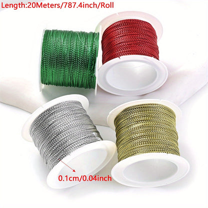 Golden Round Core Thread Cord
