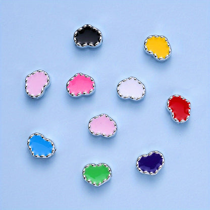 Stroke Heart Plastic Beads