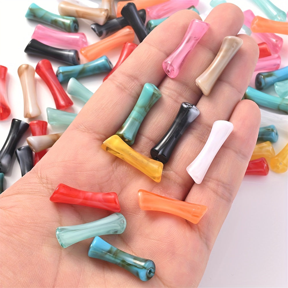 Slub Acrylic Beads