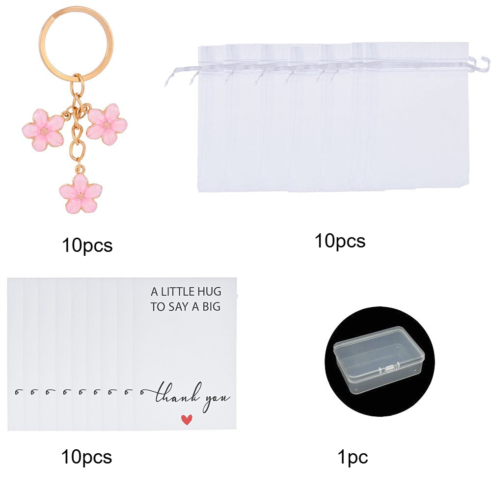 Flower Keychain Making Gift Set