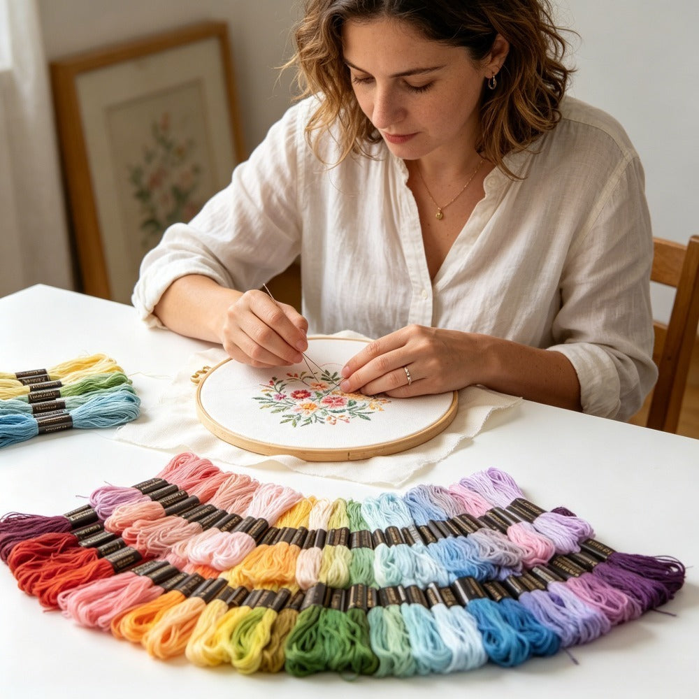 Multicolor Embroidery Floss Thread Set