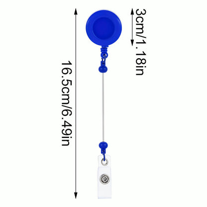 Beadable Retractable Badge Reel Clips