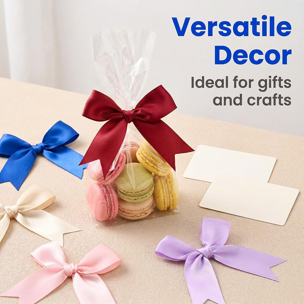 32-Piece Random Satin Ribbon Bow Set