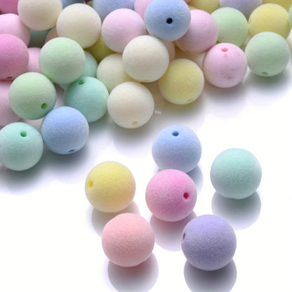 Fleece Pompom Acrylic Beads