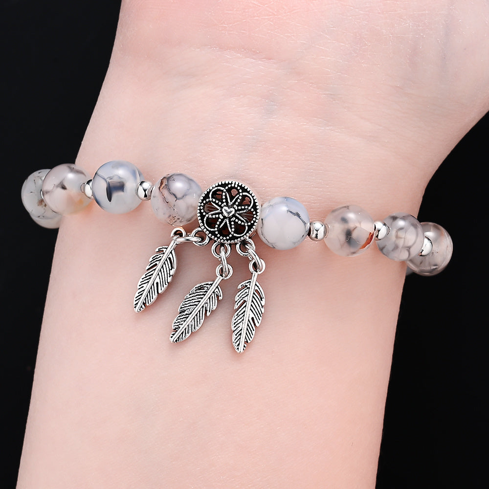 Dream Catcher Alloy Large Hole Beads