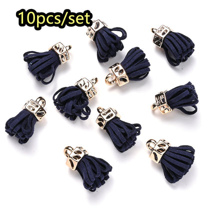 Fashion Mini Colorful Fringe with Golden Cap
