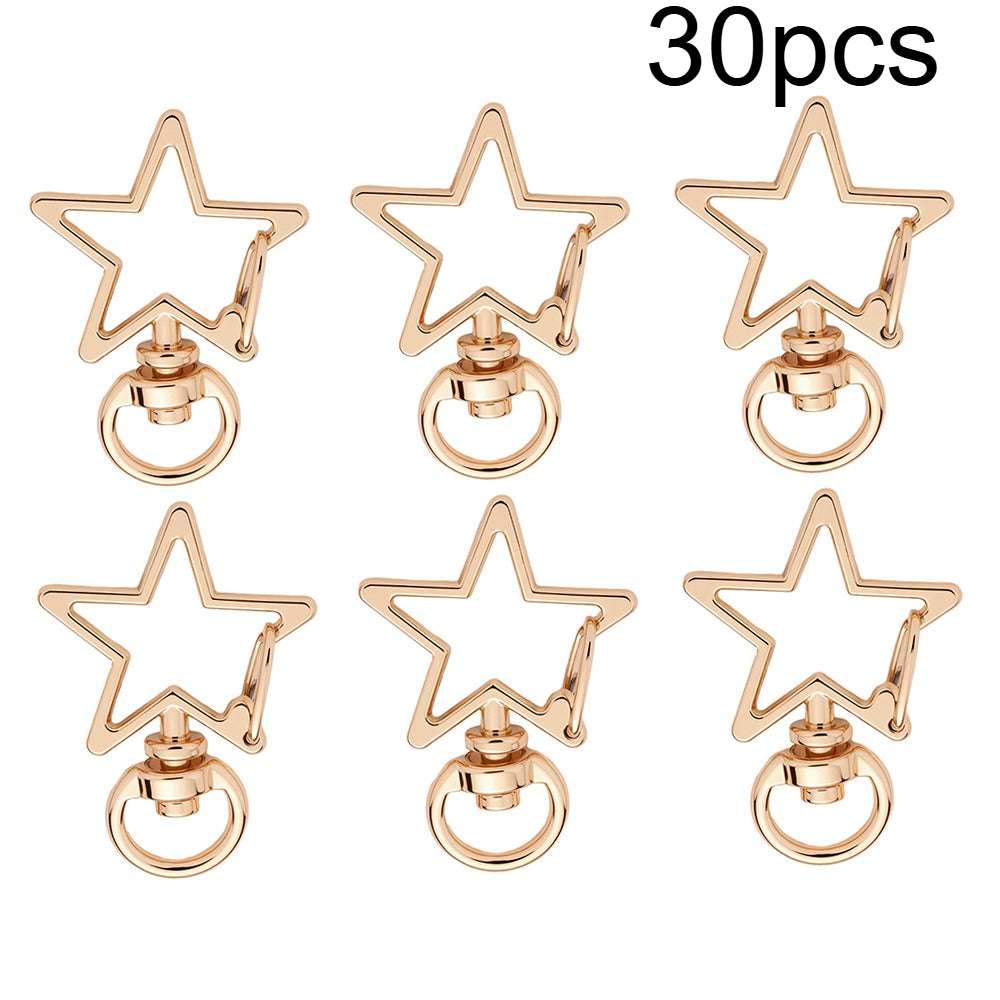 Golden & Silver Keychain Clasp Set