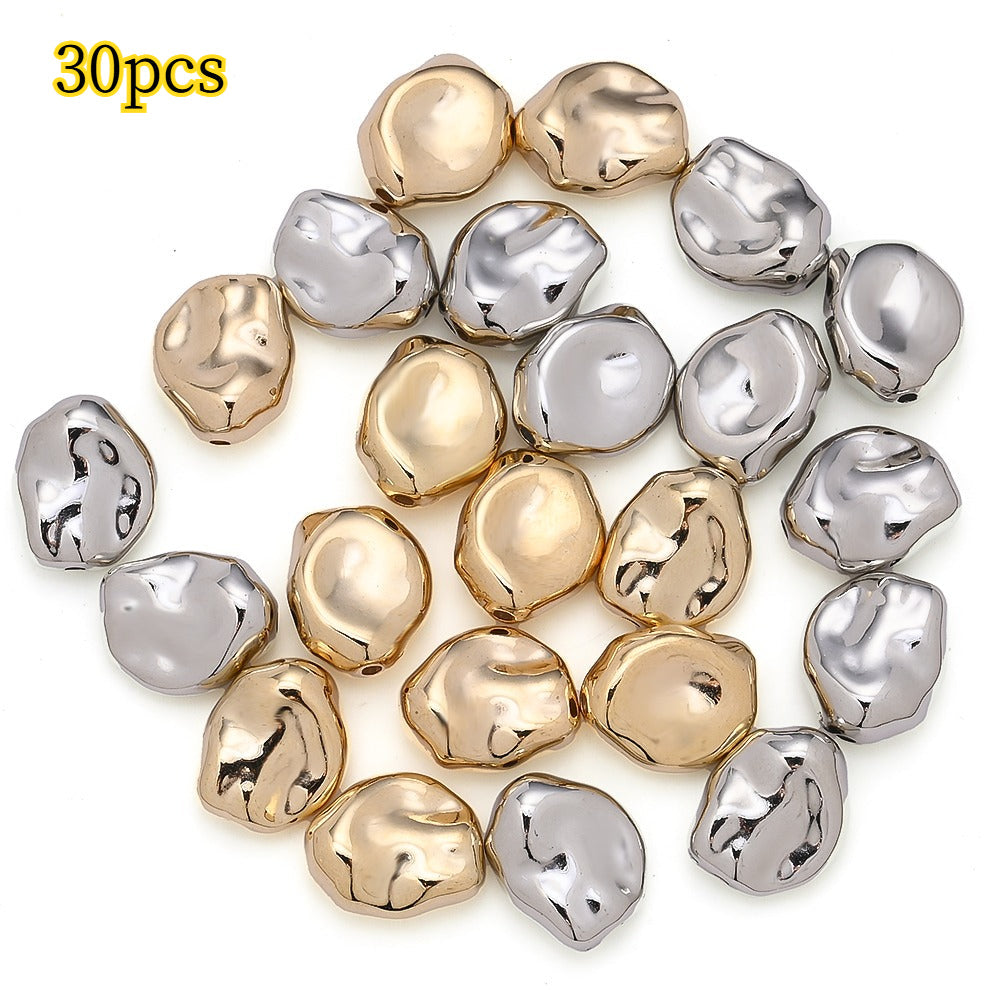 Modern Irregular Faceted Beads