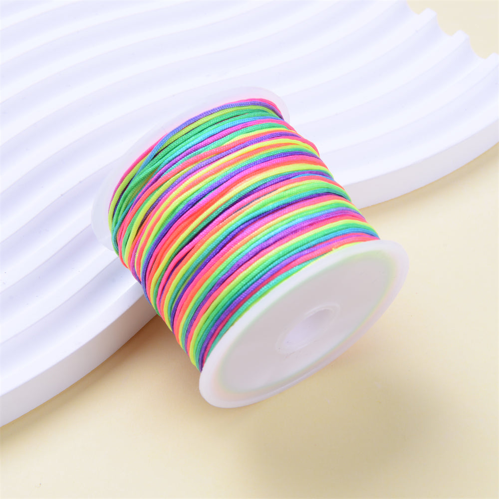 20m 0.8mm Colorful Nylon Chinese Knot Cord