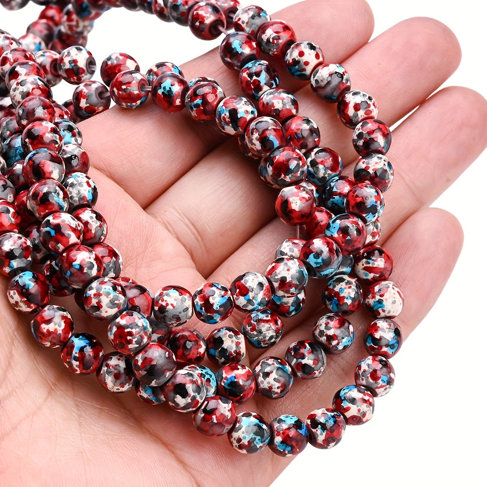 1PC 8mm Natural Stone Round Bead Set