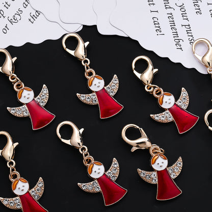 Red Angel Charms with Wish Cards