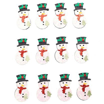 Christmas Glitter Decorative Patches