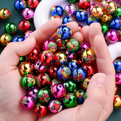 Acrylic Christmas Gift Box & Bell Beads