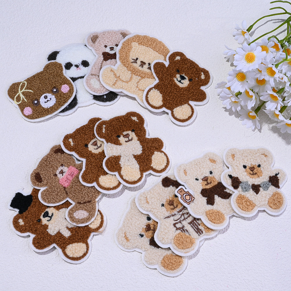 Bear Embroidery Patch