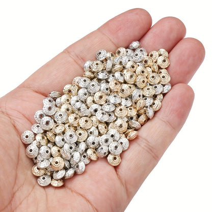 100PCS 6mm UFO-Shaped Plastic Bead Set