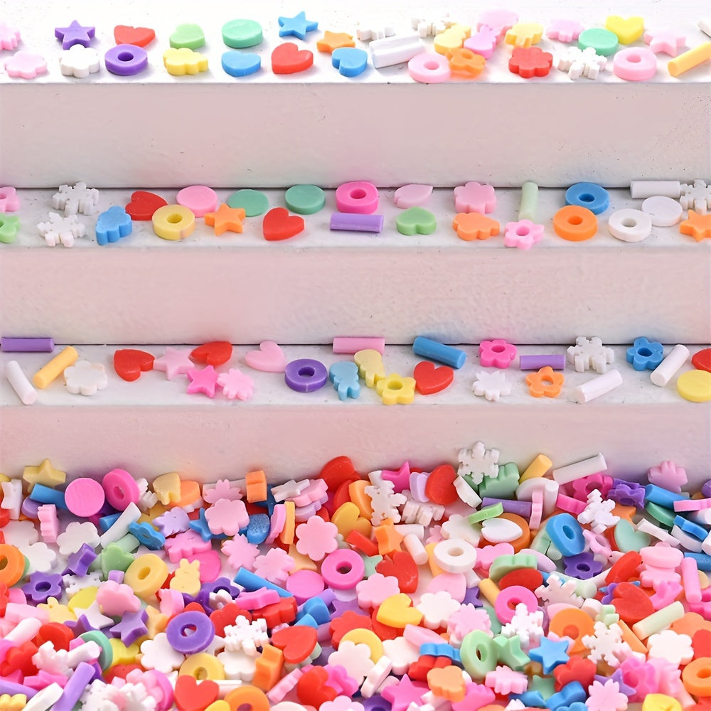 10g 2–6mm Soft Clay Bead Set