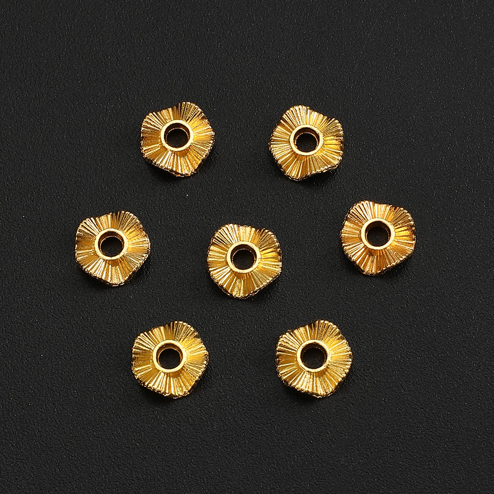 Wave Alloy Beads