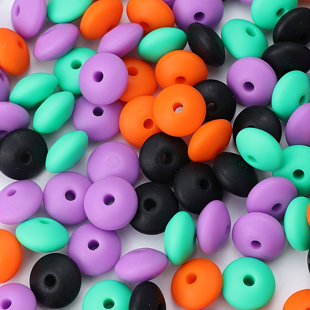 Silicone Abacus Spacer Beads