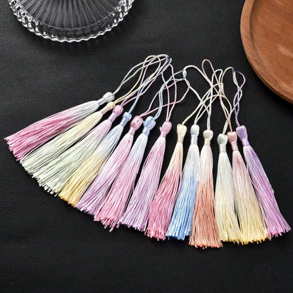 Gradient Color Soft Silk Tassels