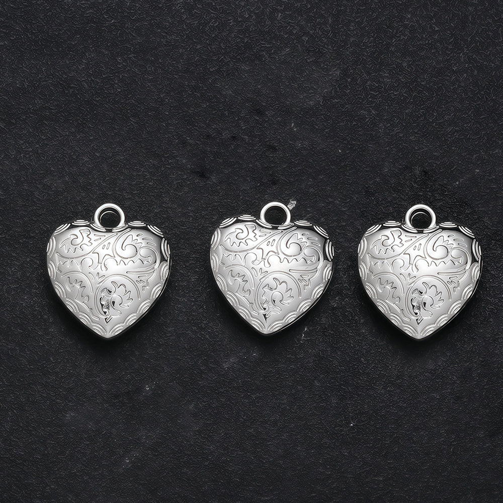 10PCS Gold & Silver CCB Love Pendant Set