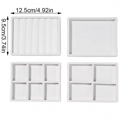 Elegant Velvet Jewelry Display Trays