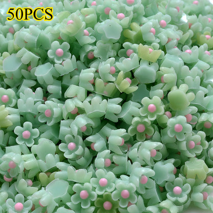 Cherry Blossom Resin Adhesive Beads