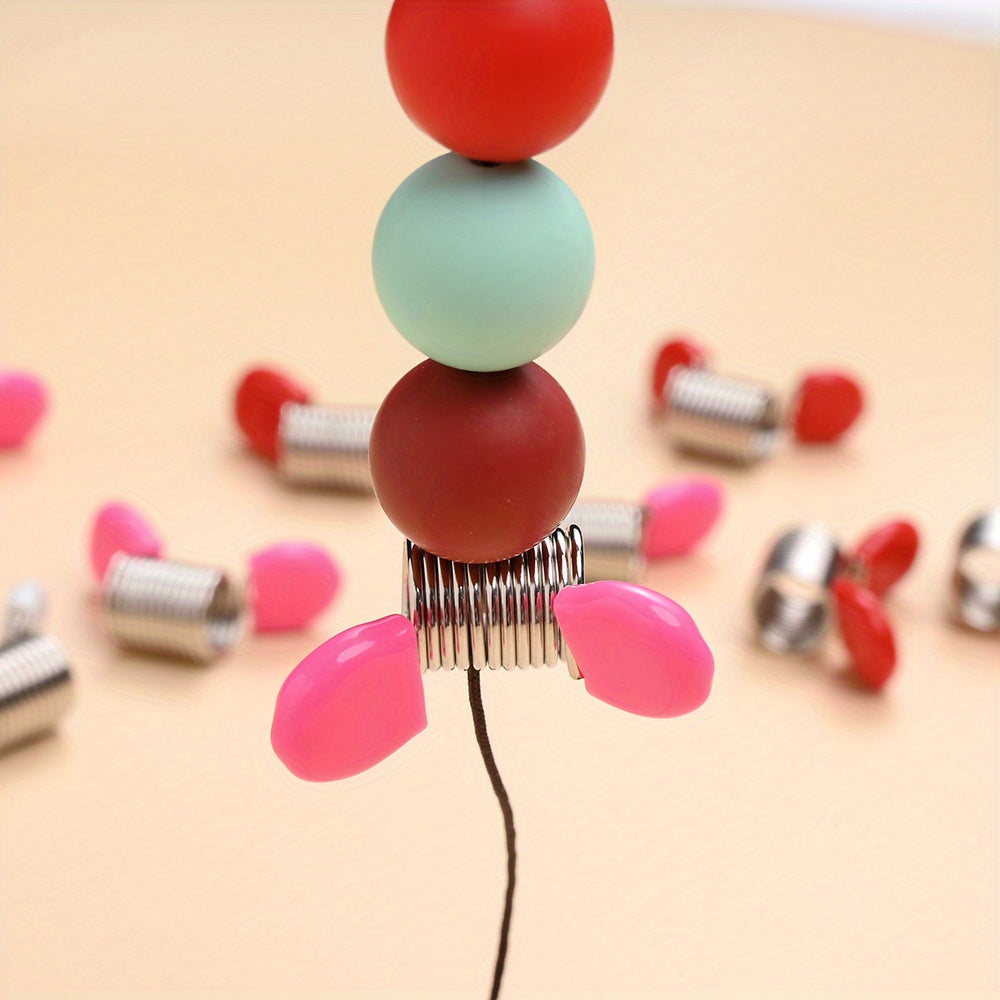6-Piece 2-Size Bead Stopper & Jewelry Wire Clamps
