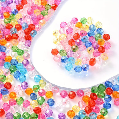 Multifaceted Acrylic Beads