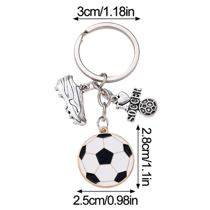 2026 Soccer Fan Enamel Keychain
