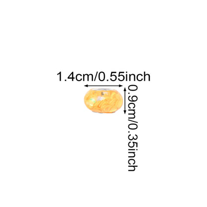 20PCS 9×14mm AB Mixed-Color Large-Hole Acrylic Beads
