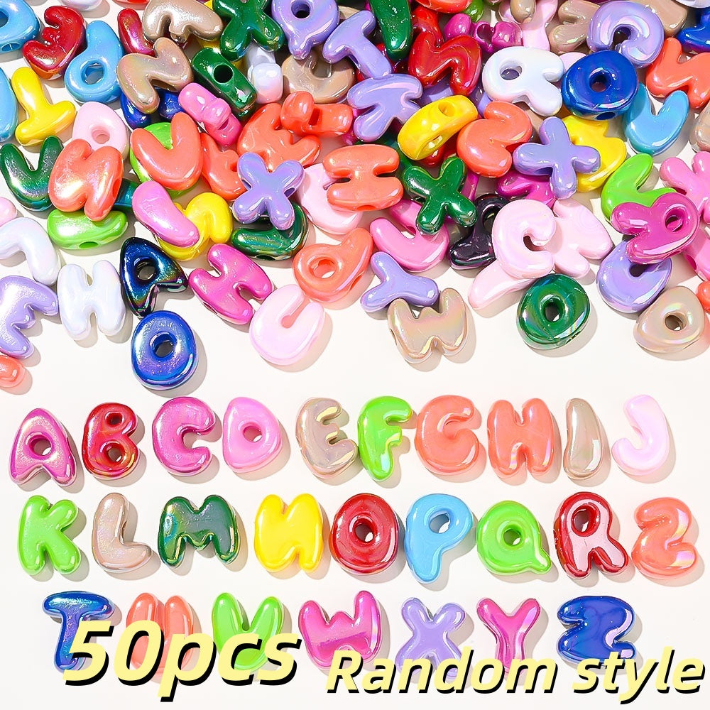 Acrylic Alphabet Letter Beads