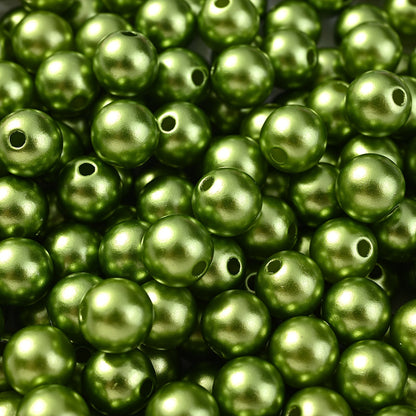 Colorful Imitation Pearl Acrylic Beads