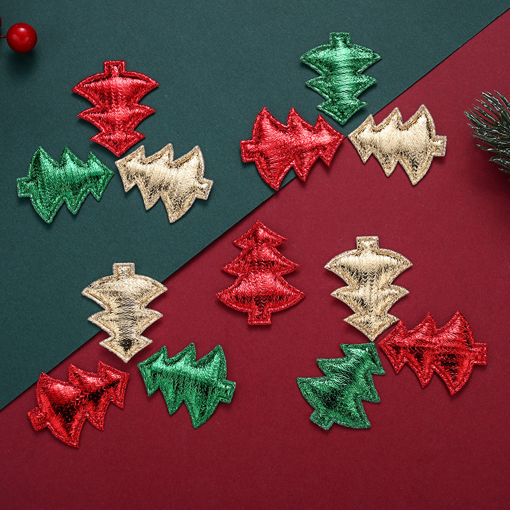 Christmas Tree Fabric Patches
