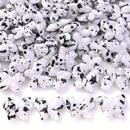 Black and White Butterfly Acrylic Beads